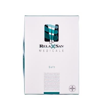 Гольфи компресійні Relaxsan Medicale Soft відкритий носок, компресія 23-32, колір бежевий, розмір 2