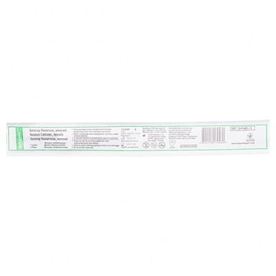 Катетер урологічний Medicare Nelaton Catheter female типу Нелатон жіночий, 6 Fr, салатовий, 1 штука