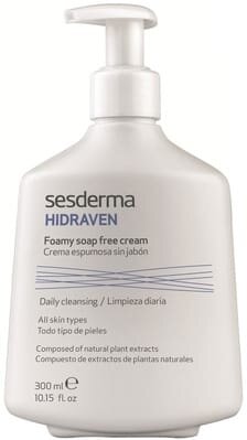 Крем-пінка для вмивання Sesderma Hidraven без мила для всіх типів шкіри, 300 мл