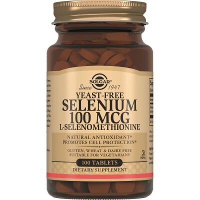 Селен Solgar Selenium 100 мкг таблетки №100