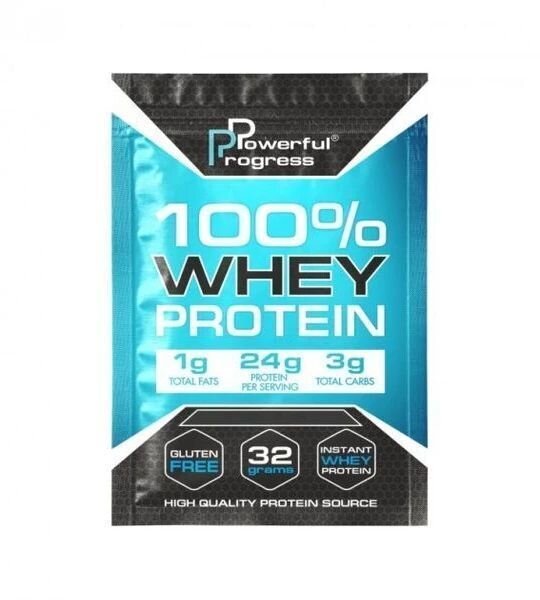Протеїн Powerful Progress 100% Whey Protein лісові ягоди, 32 г