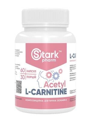 Ацетил-L-карнітин Stark Pharm Stark Acetyl L-Carnitine 500 мг, 60 капсул