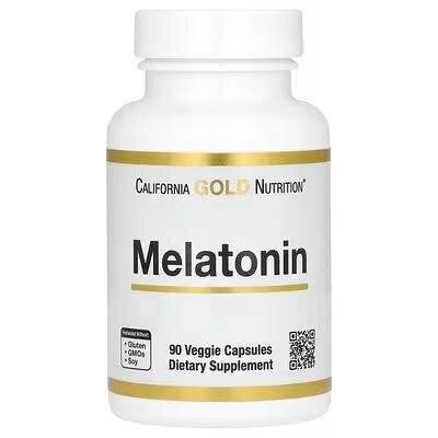 Мелатонін California Gold Nutrition Melatonin 3 мг, 90 капсул