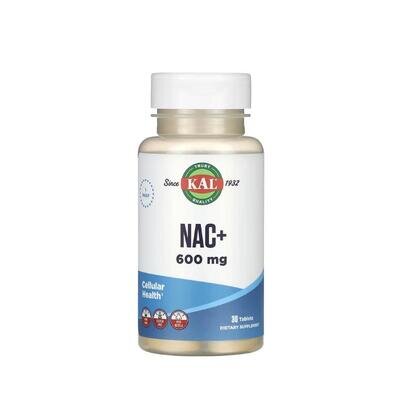 N-ацетилцистеїн KAL NAC 600 мг, 30 таблеток