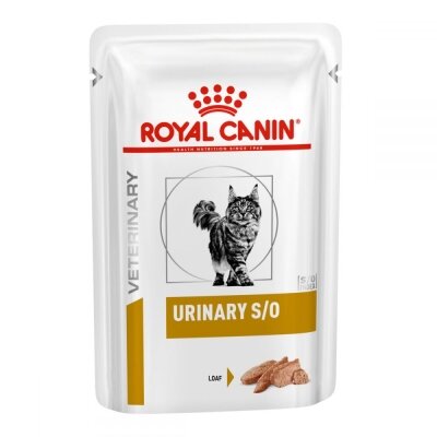 Корм вологий для кішок Royal Canin Urinary S/O Cat Loaf при сечокам'яній хворобі, паштет, 85 г