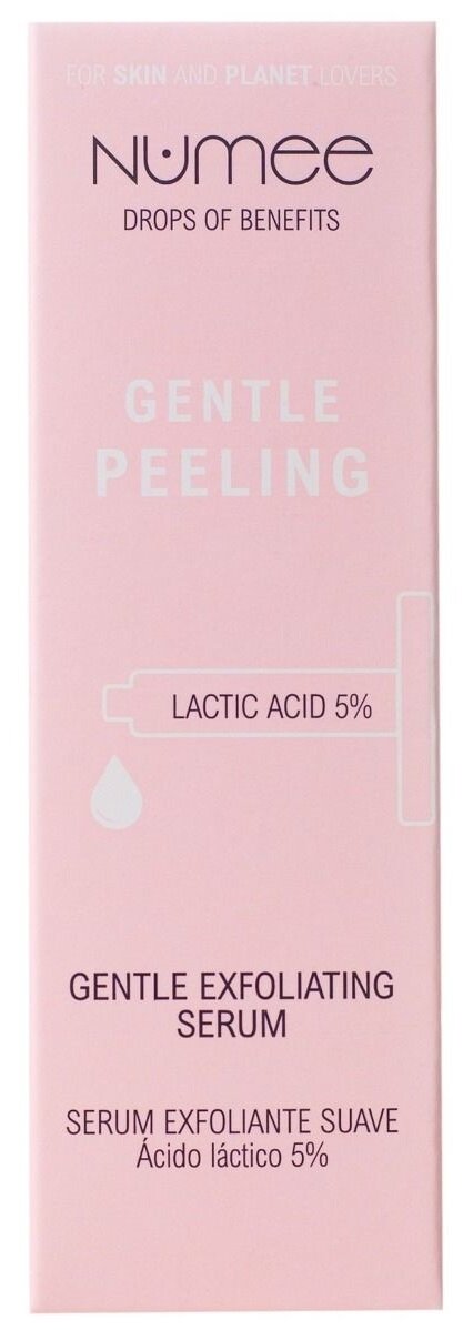 Сироватка для обличчя Numee Gentle Peeling ніжно-відлущуюча з молочною кислотою, 30 мл
