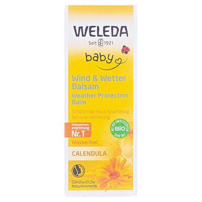 Бальзам дитячий Weleda Baby Calendula Календула захист від вітру та холоду, 30 мл