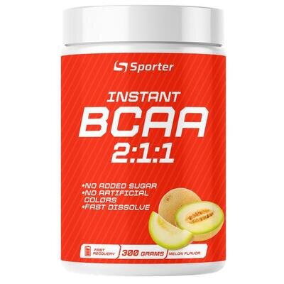 Амінокислоти Sporter BCAA 2:1:1 Instant, смак диня, 300 г