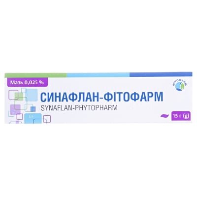 Синафлан-Фітофарм мазь 0.025 % по 15 г у тубах