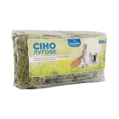 Сіно для гризунів Природа PR740068 лугове, 600 г