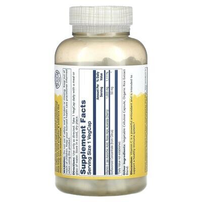 Вітамін С Solaray Vitamin C, With Bioflavonoid Concentrate 1000 мг, 250 капсул