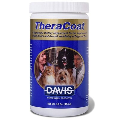 Добавка Davis TheraCoat для шерсті собак та котів, 454 г