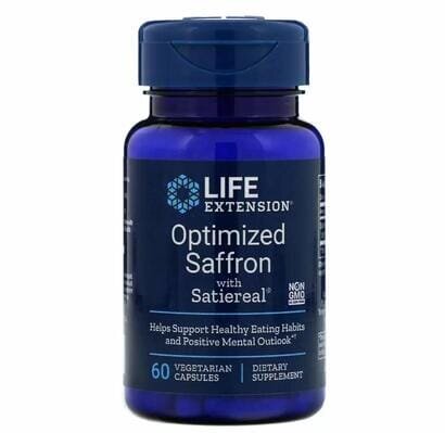Шафран Life Extension Optimized Saffron with Satiereal, 60 капсул