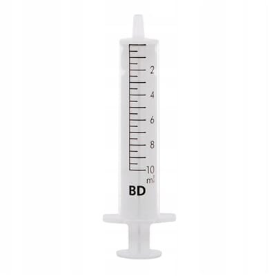 Шприц 10 мл BD Discardit двокомпонентний з голкою 21G 1 1/2 " (0,8 x 40 мм), 1 штука